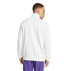 Real Madrid Originals Terrace Icons Collection Half-Zip Top White - Adidas outlet