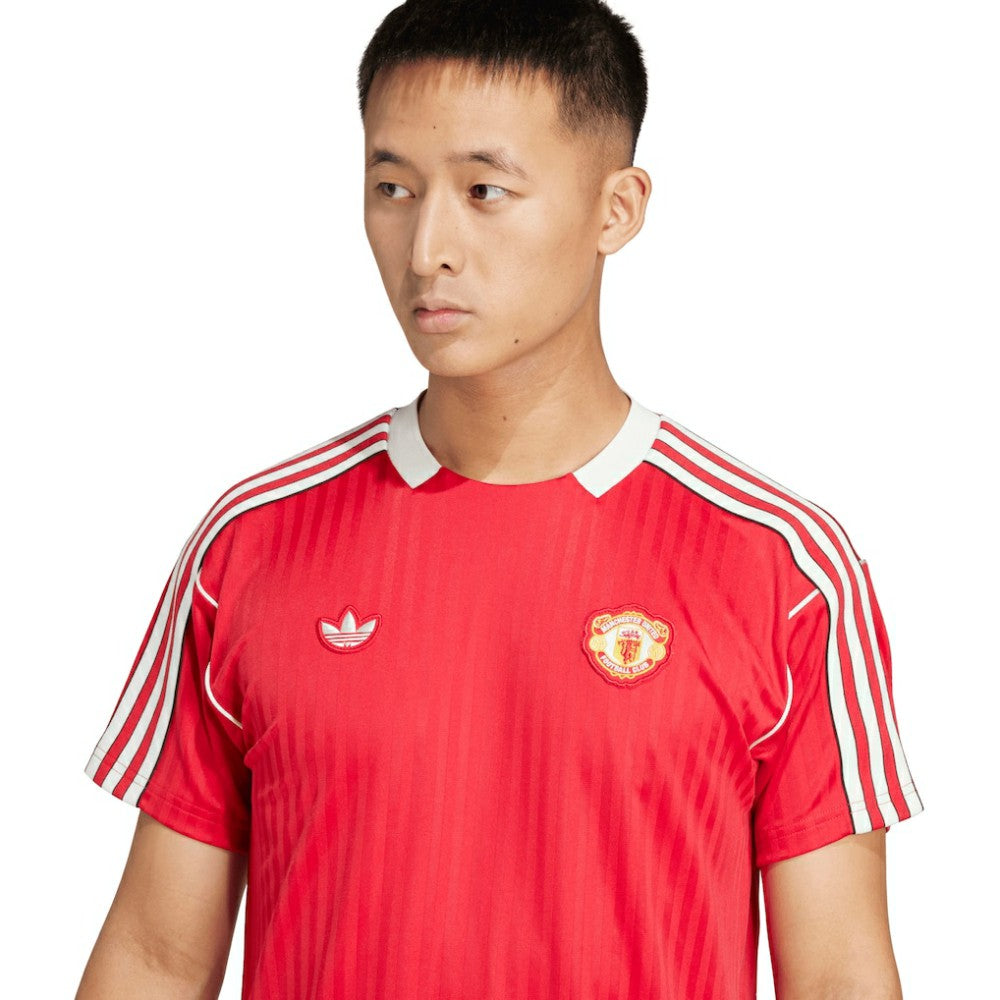 Manchester United Originals Terrace Icons Collection Fashion Jersey Red - Adidas for sale