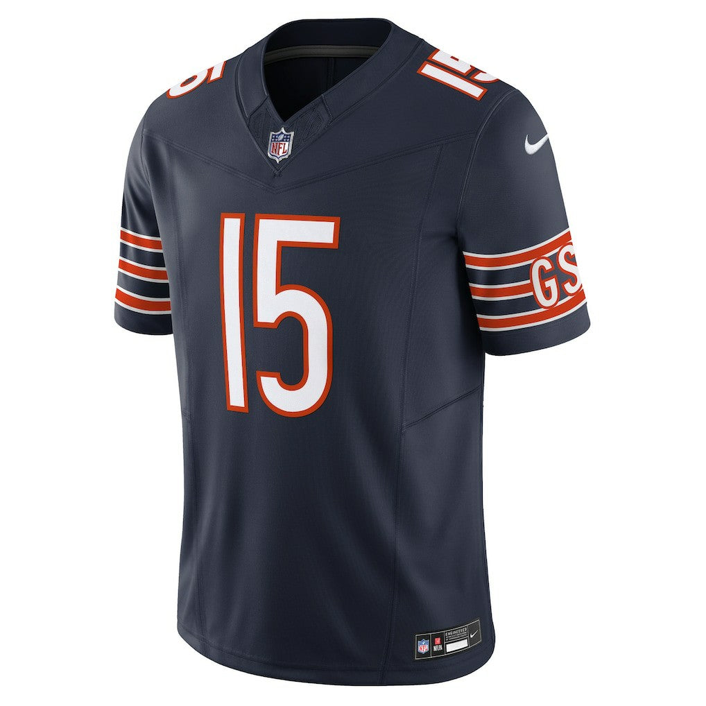Rome Odunze Chicago Bears Vapor F.U.S.E. Limited Jersey - Navy Jerseys