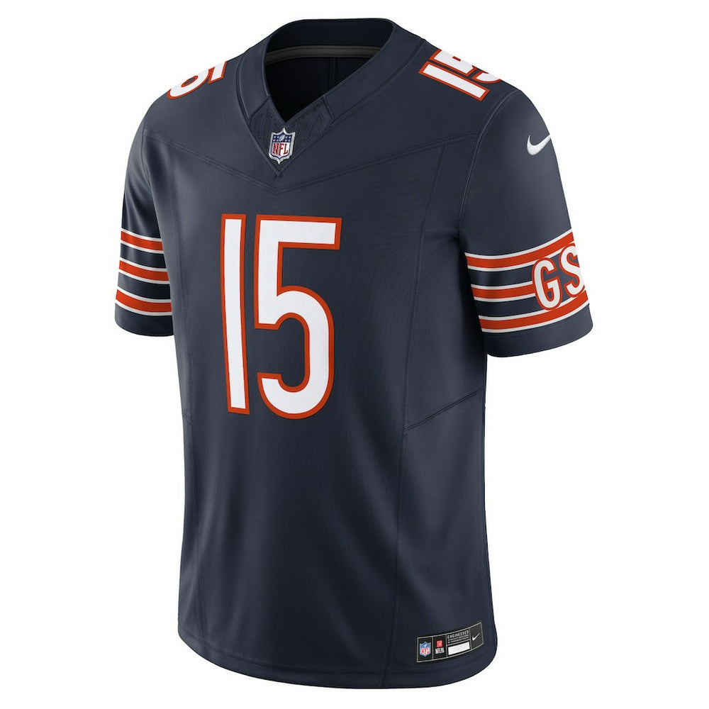 Rome Odunze Chicago Bears Vapor F.U.S.E. Limited Jersey - Navy Jerseys
