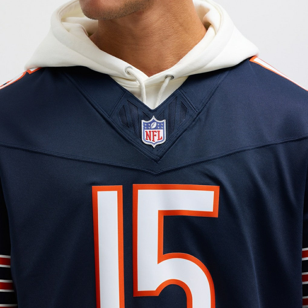Rome Odunze Chicago Bears Vapor F.U.S.E. Limited Jersey - Navy Jerseys