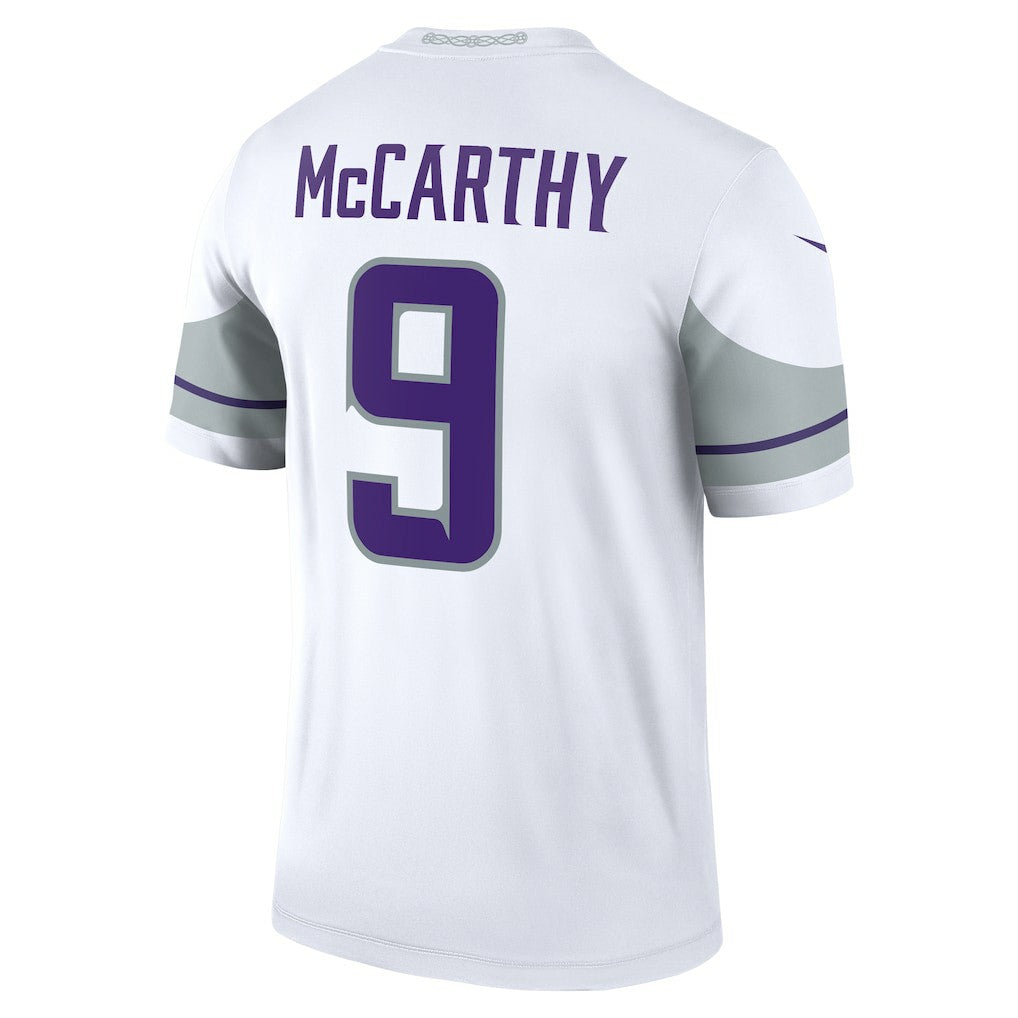 J.J. McCarthy Minnesota Vikings Legend Player Performance Top - White Tops