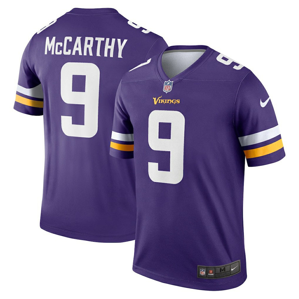 J.J. McCarthy Minnesota Vikings Legend Player Performance Top - Purple Tops