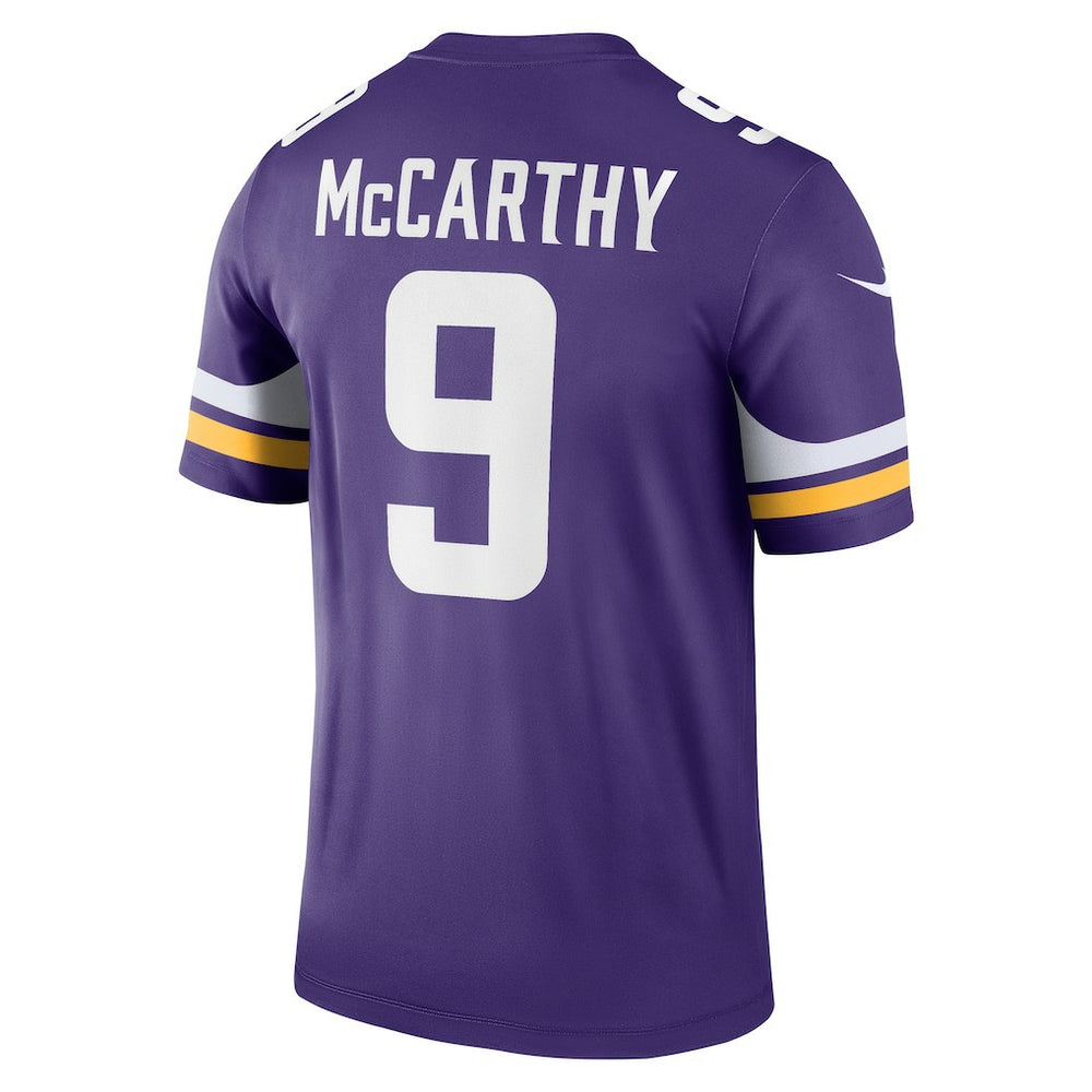 J.J. McCarthy Minnesota Vikings Legend Player Performance Top - Purple Tops
