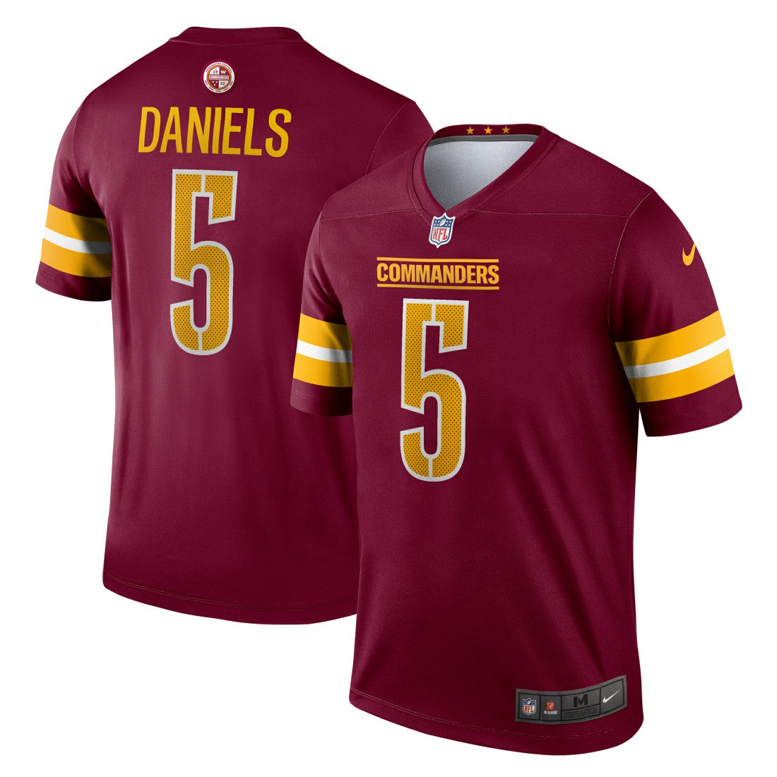 Jayden Daniels Washington Commanders Legend Player Performance Top - Burgundy Tops
