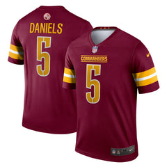 Jayden Daniels Washington Commanders Legend Player Performance Top - Burgundy Tops