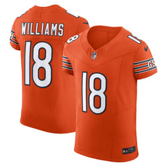 Caleb Williams Chicago Bears Alternate Vapor F.U.S.E. Elite Jersey - Orange Jerseys