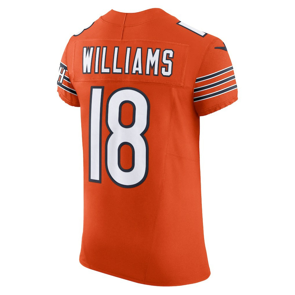 Caleb Williams Chicago Bears Alternate Vapor F.U.S.E. Elite Jersey - Orange Jerseys