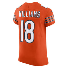 Caleb Williams Chicago Bears Alternate Vapor F.U.S.E. Elite Jersey - Orange Jerseys