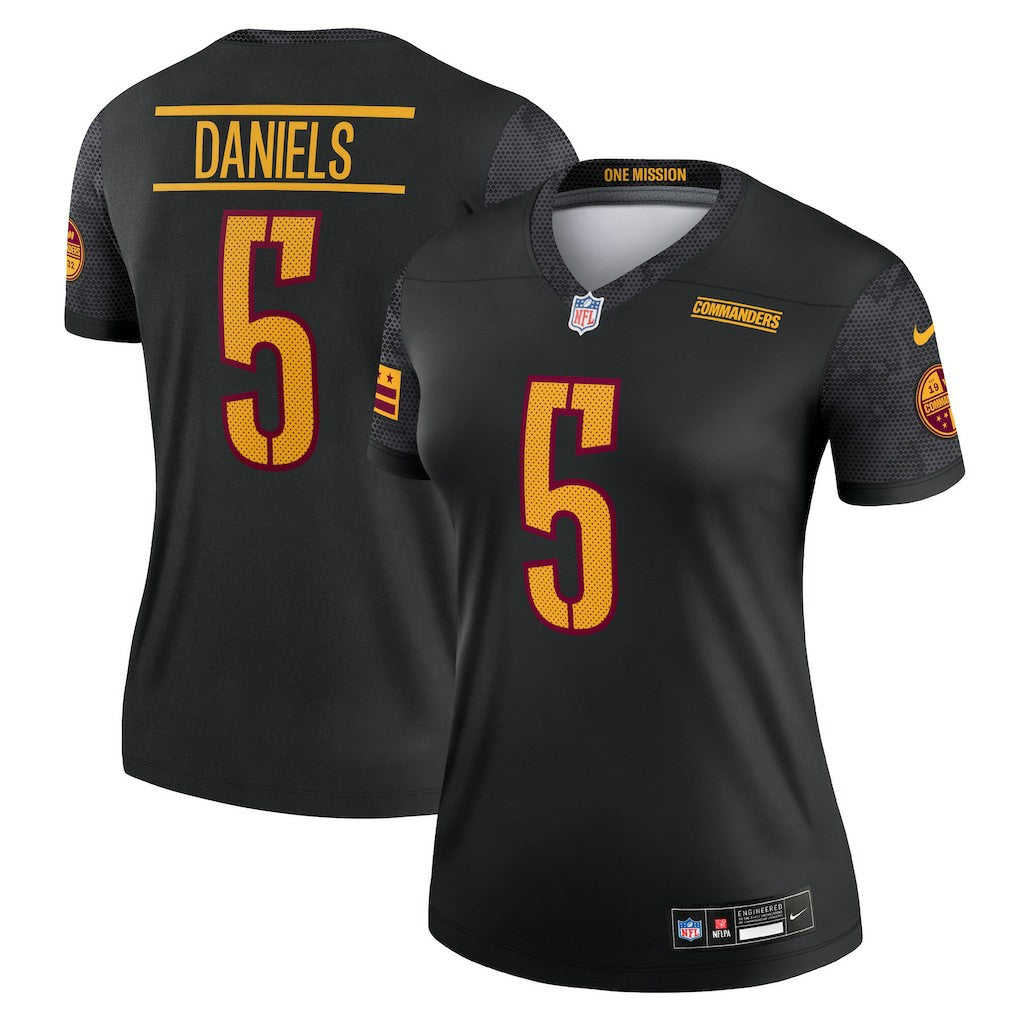 Jayden Daniels Washington Commanders Women's Legend Player Performance Top - Black Tops