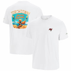 Tampa Bay Buccaneers Sport Torchdown Graphic T-Shirt - White T-shirts