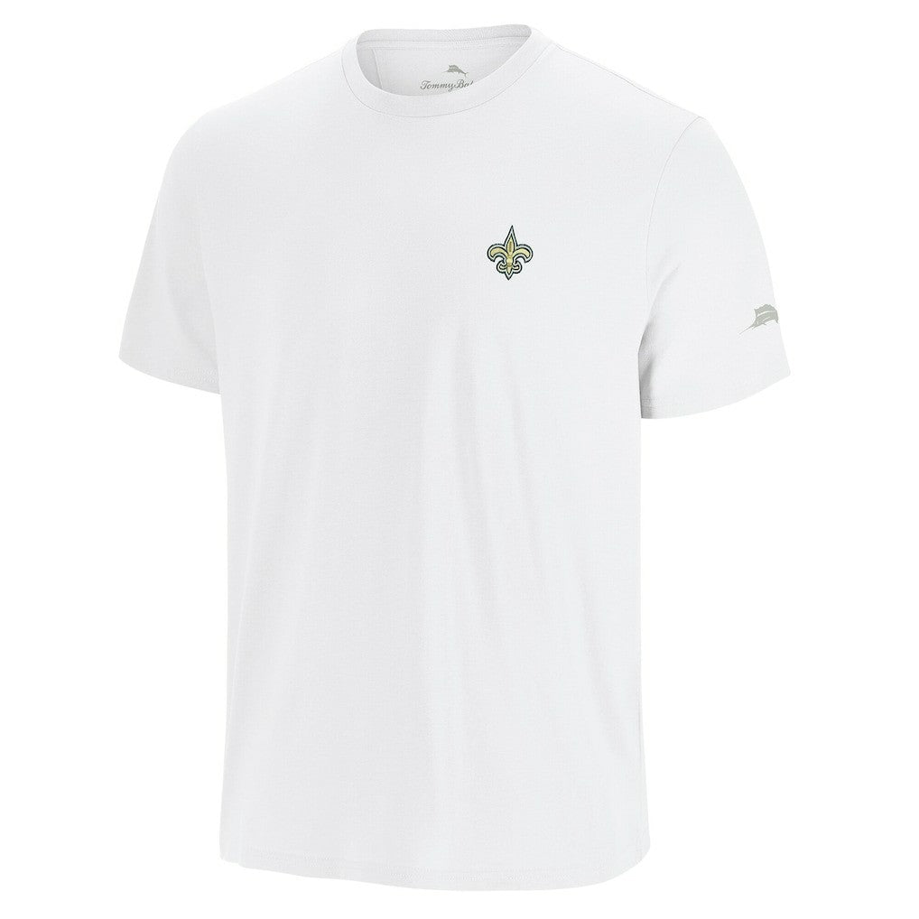 New Orleans Saints Sport Torchdown Graphic T-Shirt - White T-shirts