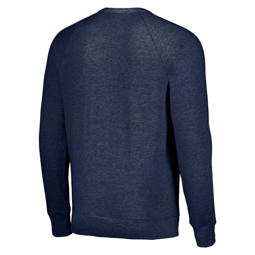 Atlanta Braves MLB x Guy Fieri’s Flavortown Unisex Tri-Blend Pullover Sweatshirt - Navy Pullover
