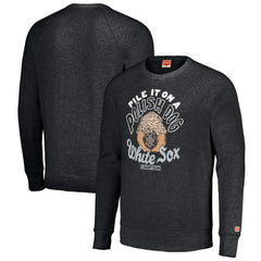 Chicago White Sox MLB x Guy Fieri’s Flavortown Unisex Tri-Blend Pullover Sweatshirt - Charcoal Pullover