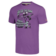 Colorado Rockies MLB x Guy Fieri’s Flavortown Unisex Tri-Blend T-Shirt - Purple T-shirts