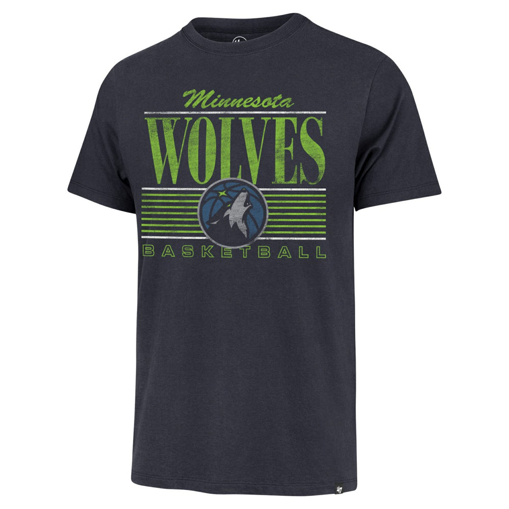 Minnesota Timberwolves '47 Remix Franklin T-Shirt Navy - 47 brand