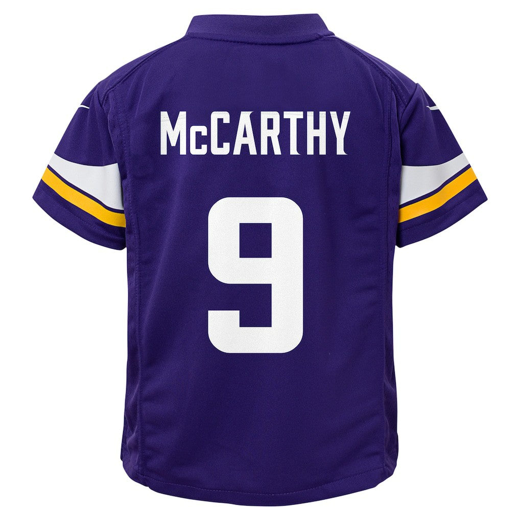 J.J. McCarthy Minnesota Vikings Preschool Player Game Jersey - Purple Jerseys