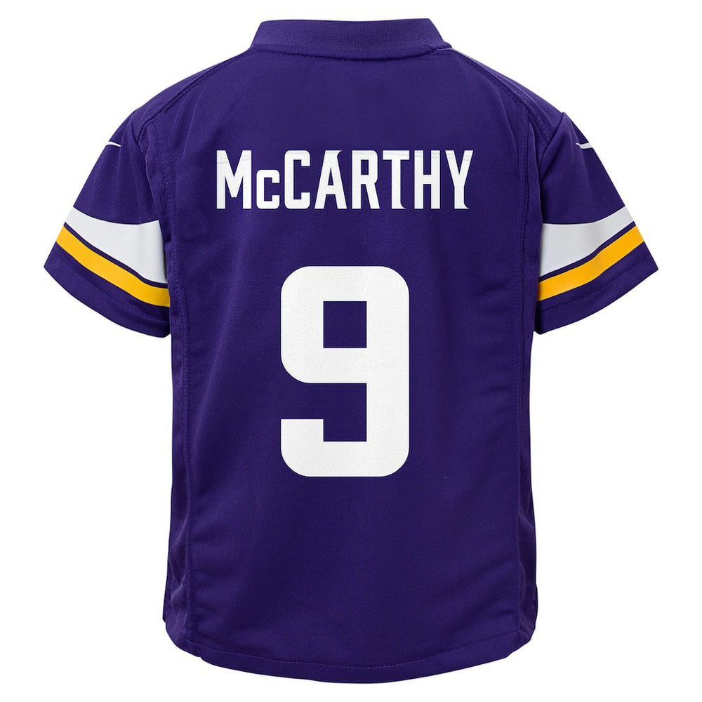 J.J. McCarthy Minnesota Vikings Preschool Player Game Jersey - Purple Jerseys