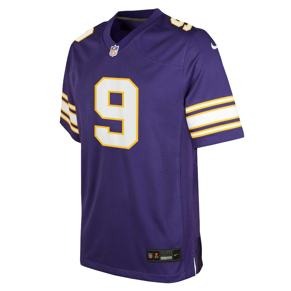 J.J. McCarthy Minnesota Vikings Youth Game Jersey - Purple Jerseys