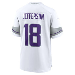 Justin Jefferson Minnesota Vikings Youth Game Jersey - White Jerseys