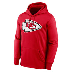 Patrick Mahomes Kansas City Chiefs Player Name & Number Therma Hoodie - Red Hoodies