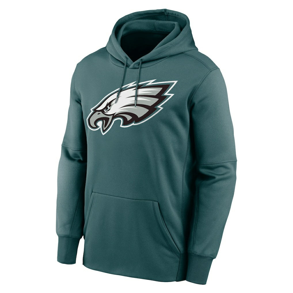 Jalen Hurts Philadelphia Eagles Player Name & Number Therma Hoodie - Midnight Green Hoodies