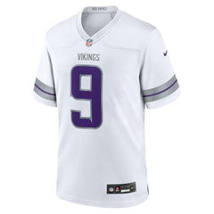 J.J. McCarthy Minnesota Vikings Alternate Game Player Jersey - White Jerseys