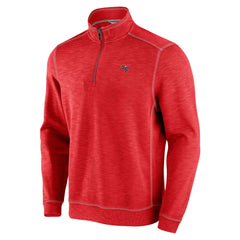 Tampa Bay Buccaneers Big & Tall Tobago Bay Half-Zip Sweatshirt - Red Sweatshirts