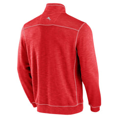 Tampa Bay Buccaneers Big & Tall Tobago Bay Half-Zip Sweatshirt - Red Sweatshirts