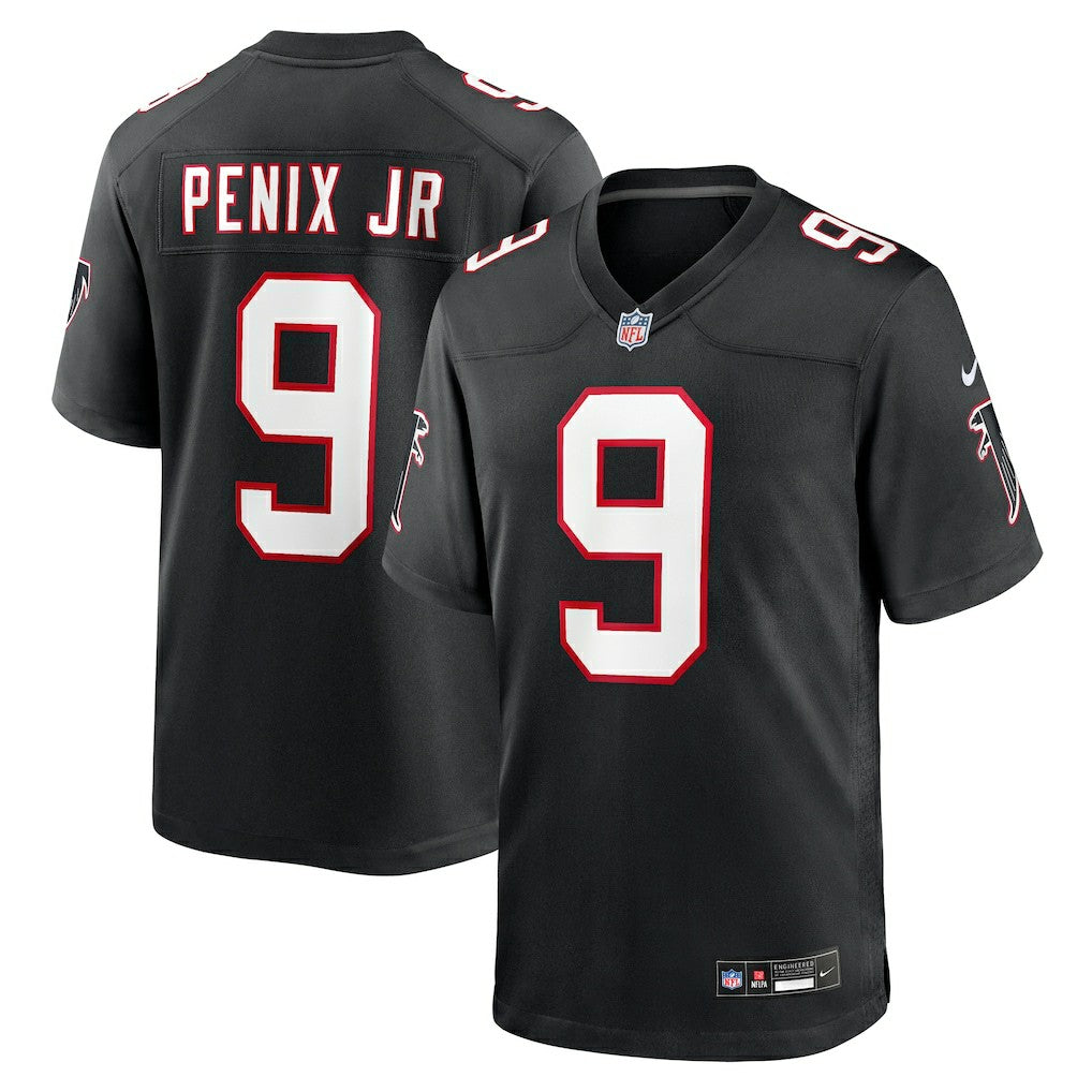 Michael Penix Jr. Atlanta Falcons Alternate Game Jersey - Black Jerseys