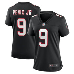 Michael Penix Jr. Atlanta Falcons Women's Alternate Game Jersey - Black Jerseys