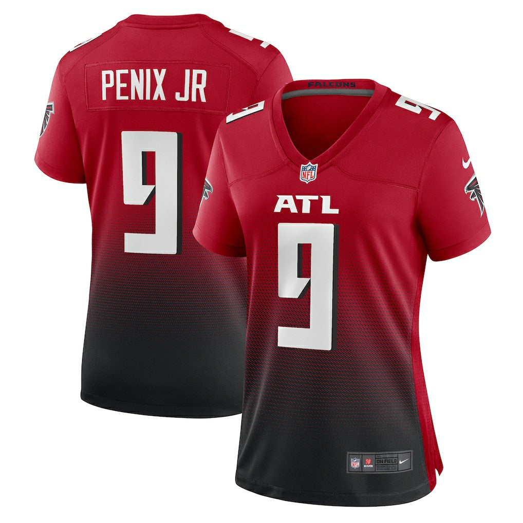 Michael Penix Jr. Atlanta Falcons Women's Alternate Game Jersey - Red Jerseys