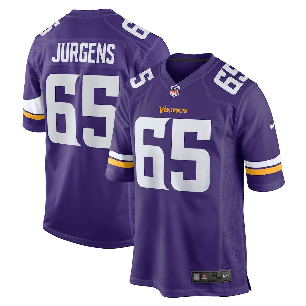 Michael Jurgens Minnesota Vikings Game Jersey - Purple Jerseys