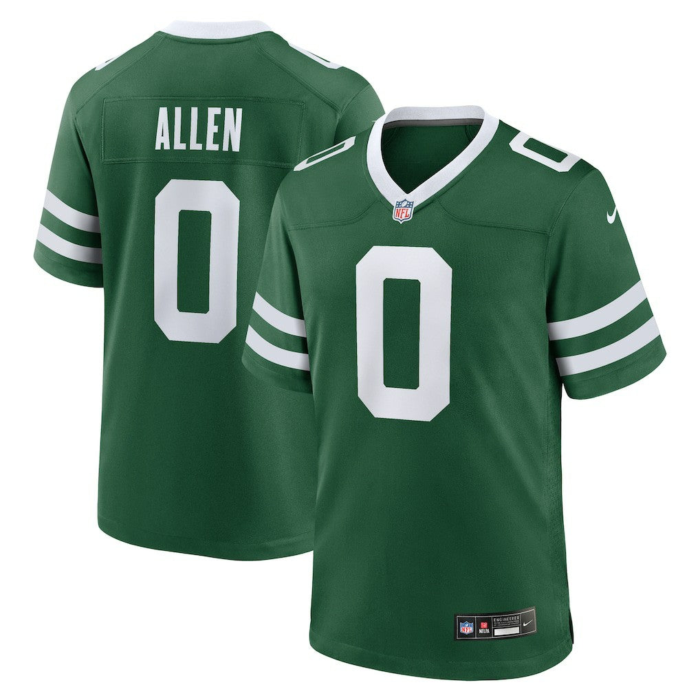 Braelon Allen New York Jets Game Jersey - Legacy Green Jerseys