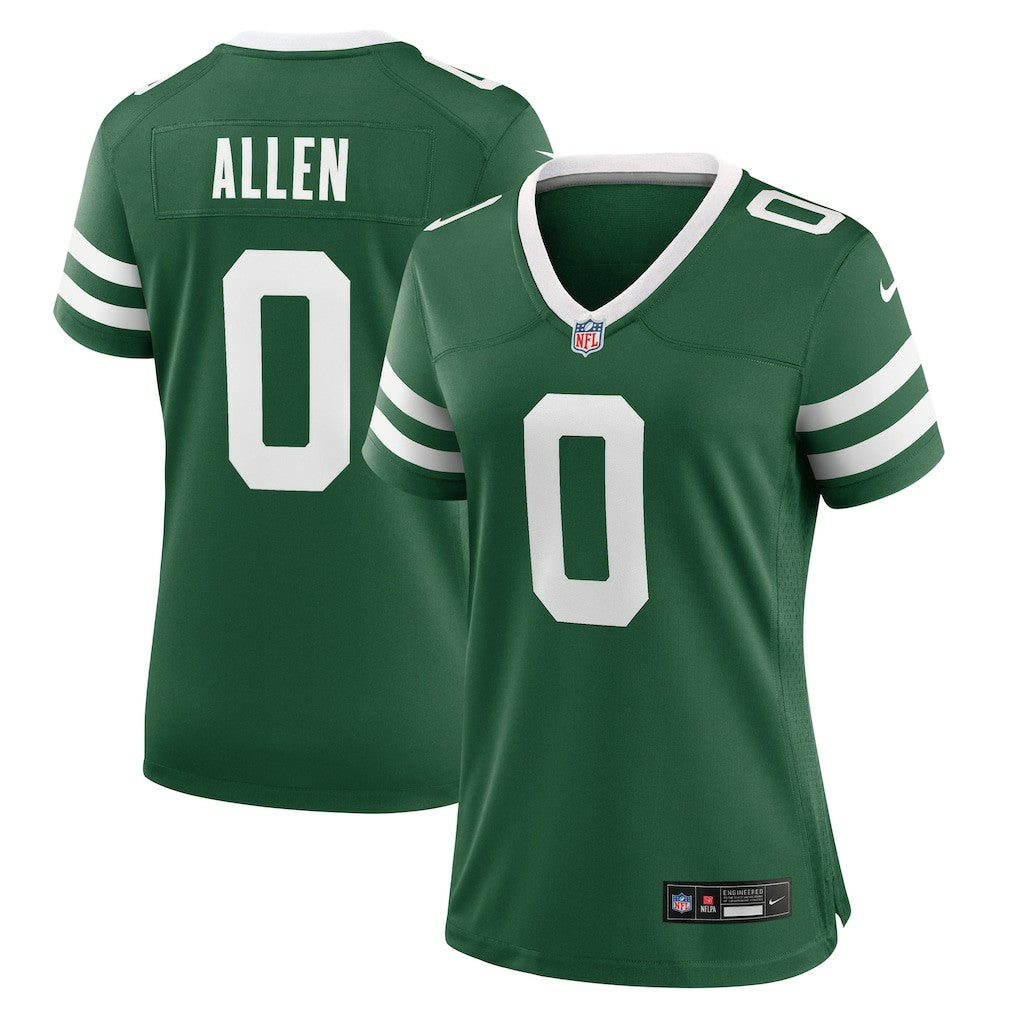 Braelon Allen New York Jets Women's Game Jersey - Legacy Green Jerseys