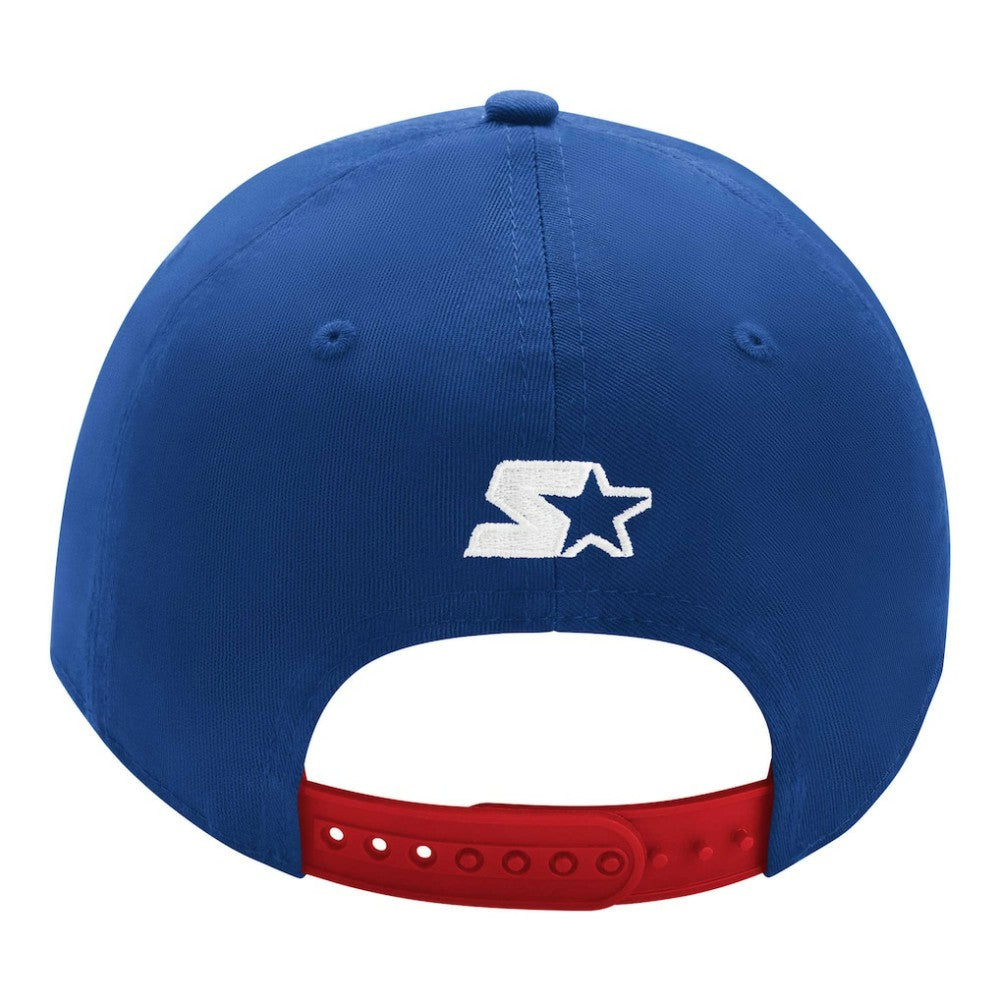 New York Rangers Starter Two-Tone Tailsweep Mascot Adjustable Hat - Blue/Red | US 201685205