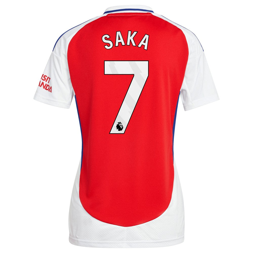Bukayo Saka Arsenal Women's 2024/25 Home Replica Player Jersey – Red - Adidas online