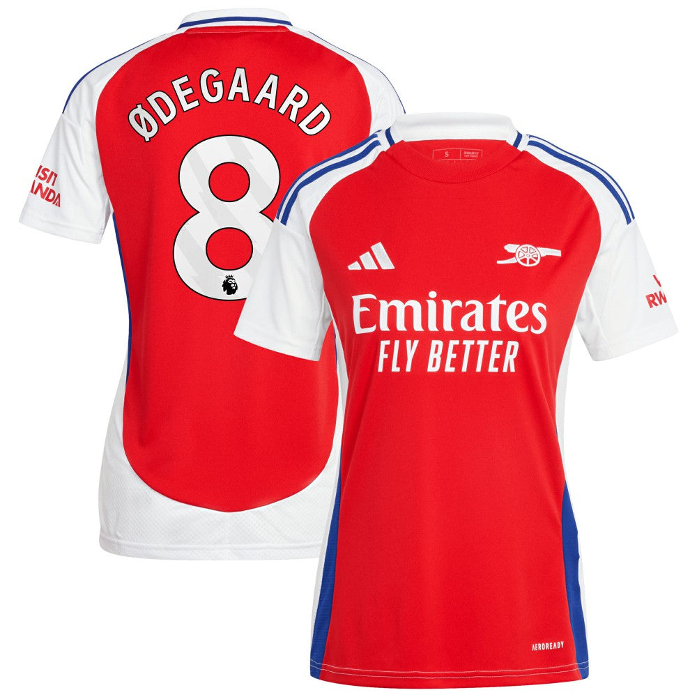 Martin Odegaard Arsenal Women's 2024/25 Home Replica Player Jersey – Red - Adidas sale