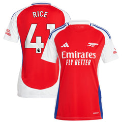 Declan Rice Arsenal Women's 2024/25 Home Replica Player Jersey – Red - Adidas discount