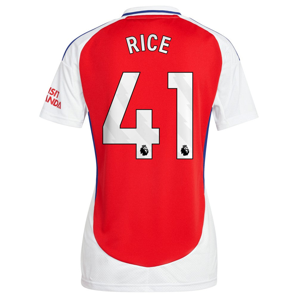 Declan Rice Arsenal Women's 2024/25 Home Replica Player Jersey – Red - Adidas discount