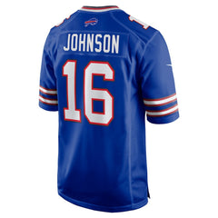 Xavier Johnson Buffalo Bills Game Jersey - Royal Jerseys