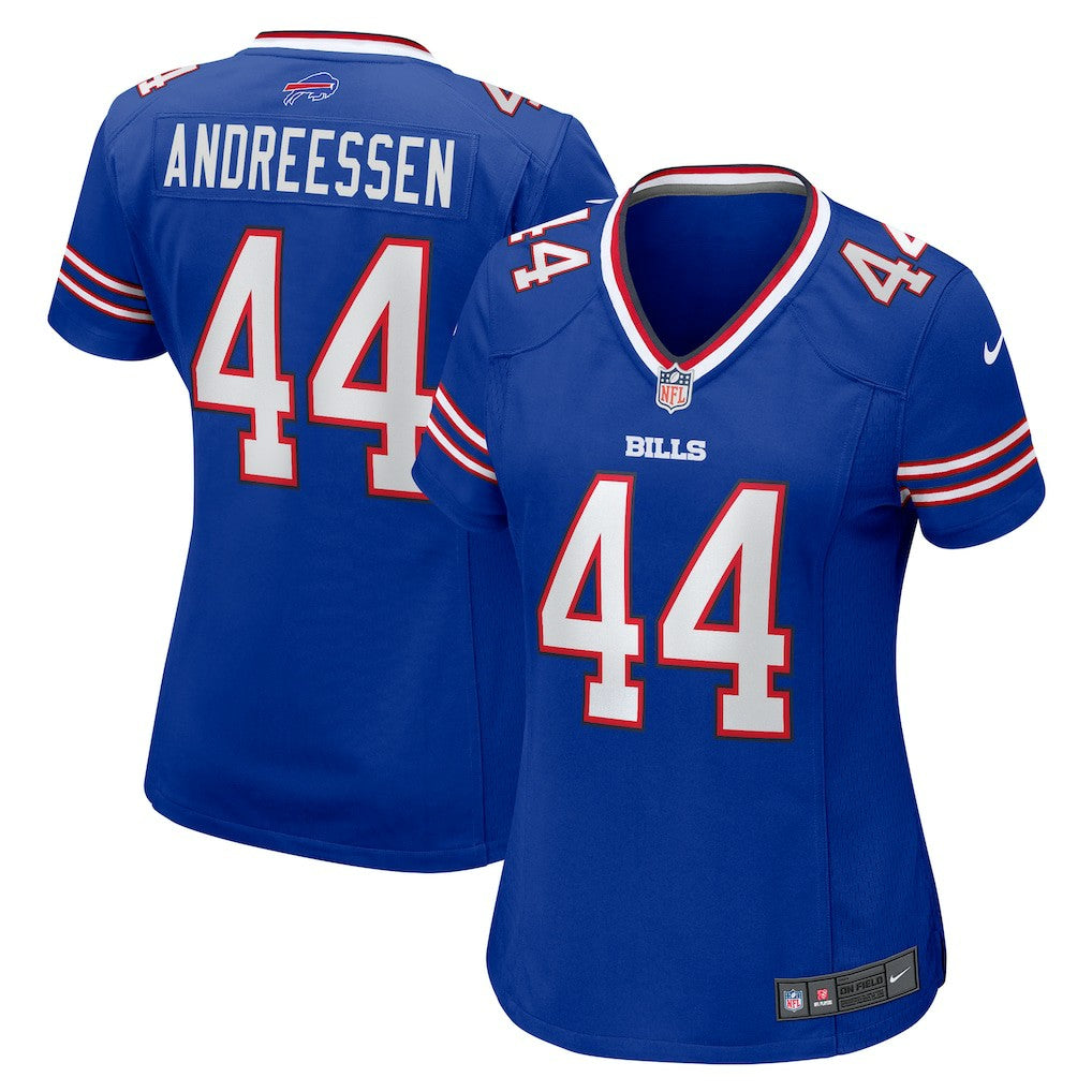 Joe Andreessen Buffalo Bills Women's Game Jersey - Royal Jerseys