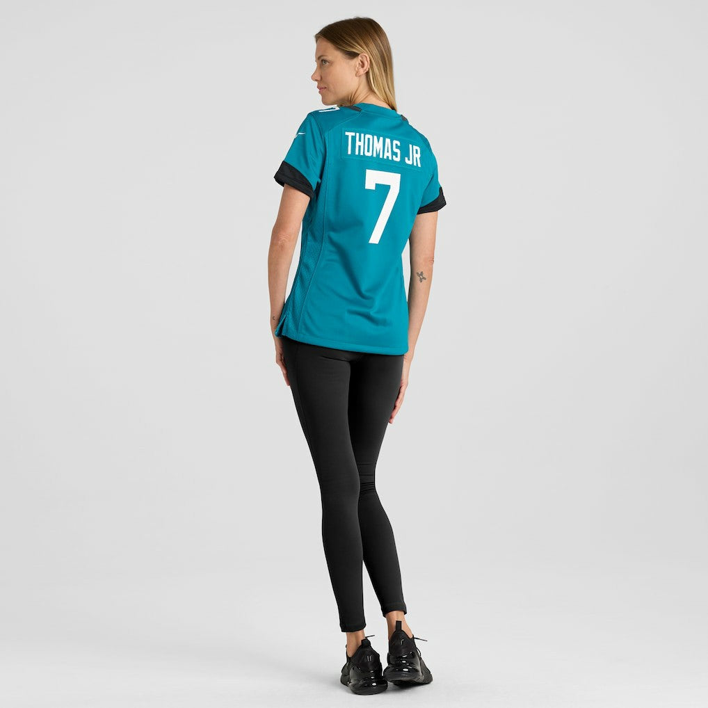 Brian Thomas Jr. Jacksonville Jaguars Women's Game Jersey - Teal Jerseys