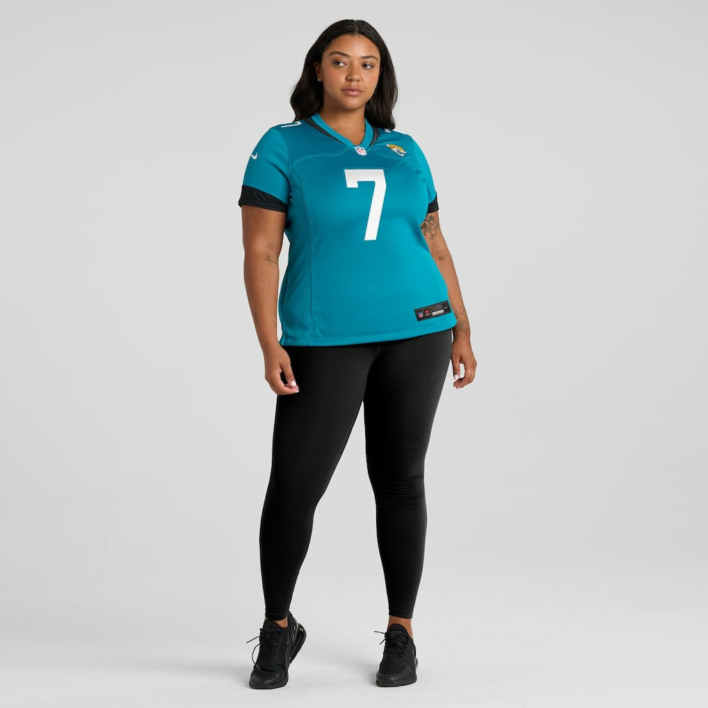 Brian Thomas Jr. Jacksonville Jaguars Women's Game Jersey - Teal Jerseys