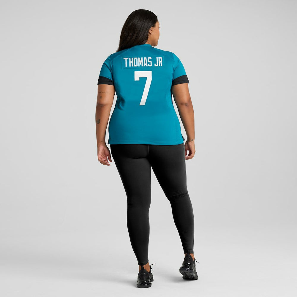 Brian Thomas Jr. Jacksonville Jaguars Women's Game Jersey - Teal Jerseys