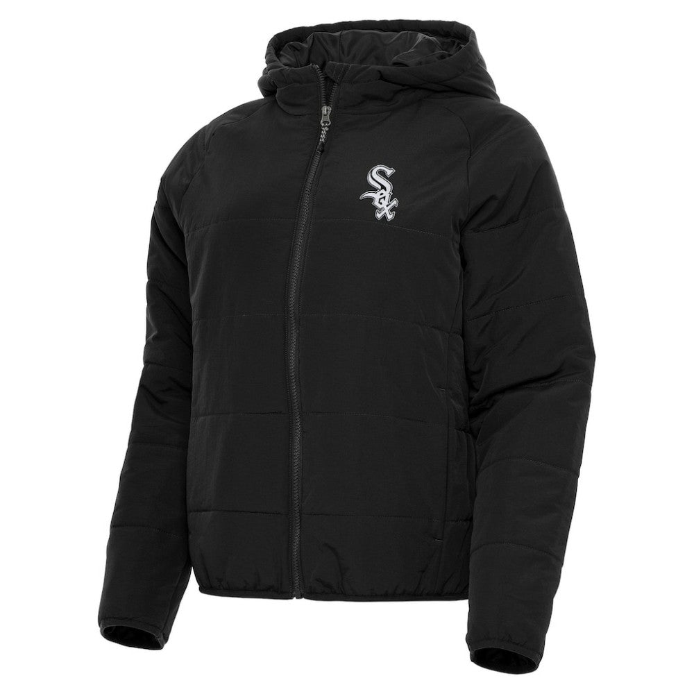 Chicago White Sox Antigua Women's Universe Full-Zip Hoodie Jacket - Black Jackets