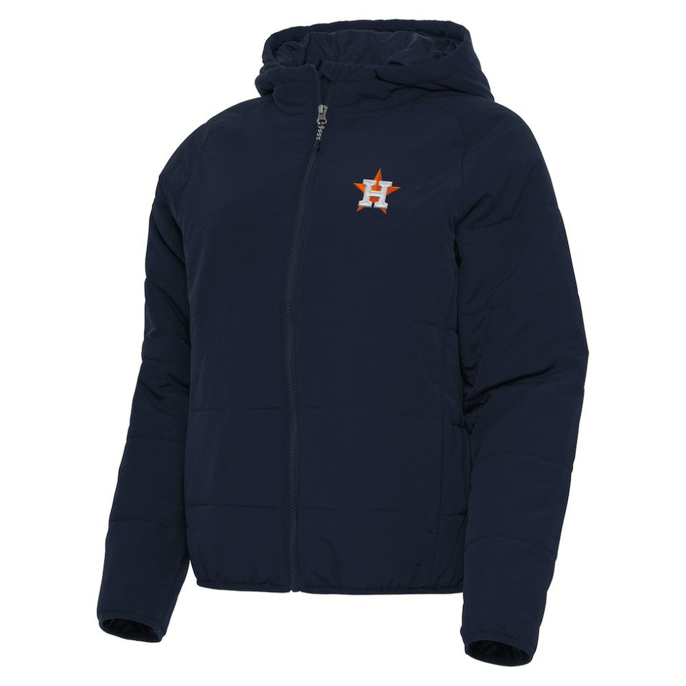 Houston Astros Antigua Women's Universe Full-Zip Hoodie Jacket - Navy Jackets