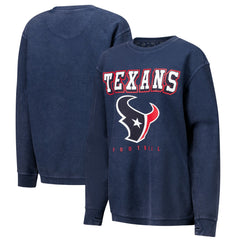Houston Texans G-III 4Her by Carl Banks Women's Comfy Cord Pullover Sweatshirt - Navy Pullover