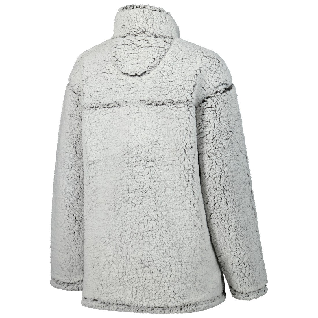 Houston Texans G-III 4Her by Carl Banks Women's Sherpa Quarter-Zip Jacket - Gray Jackets