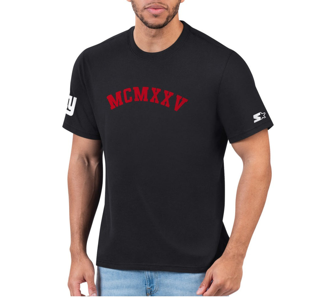 New York Giants Starter 1925 Collection T-Shirt - Black T-shirts